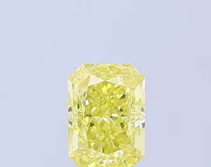 1.01ct RADIANT Fancy Intense Yellow VS2 Coloured Lab diamond