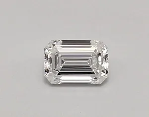 0.32ct EMERALD D FL Lab diamond