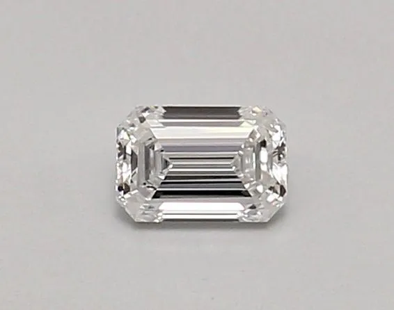 0.32ct EMERALD D FL Lab diamond