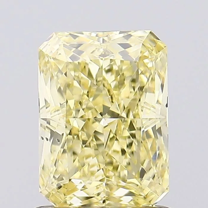 1.18ct RADIANT Fancy Intense Yellow VS2 Coloured Lab diamond