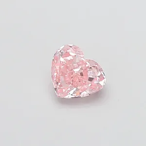 1ct HEART Fancy Intense Pink VS1 Coloured Lab diamond