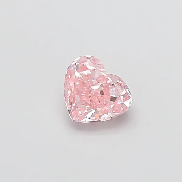 1ct HEART Fancy Intense Pink VS1 Coloured Lab diamond