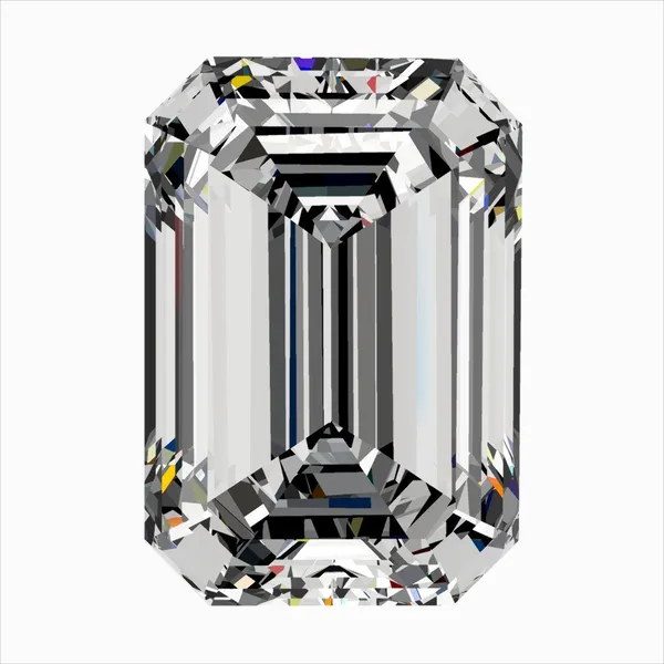 0.4ct EMERALD D VS1 Natural diamond