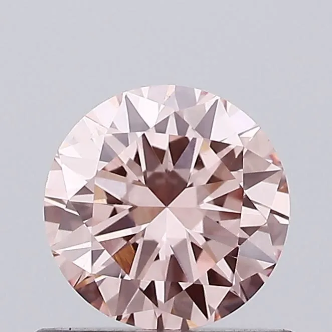 0.64ct ROUND Fancy Intense Pink VVS2 Coloured Lab diamond