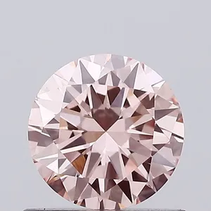 0.64ct ROUND Fancy Intense Pink VVS2 Coloured Lab diamond