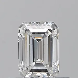 0.51ct EMERALD E SI1 Natural diamond