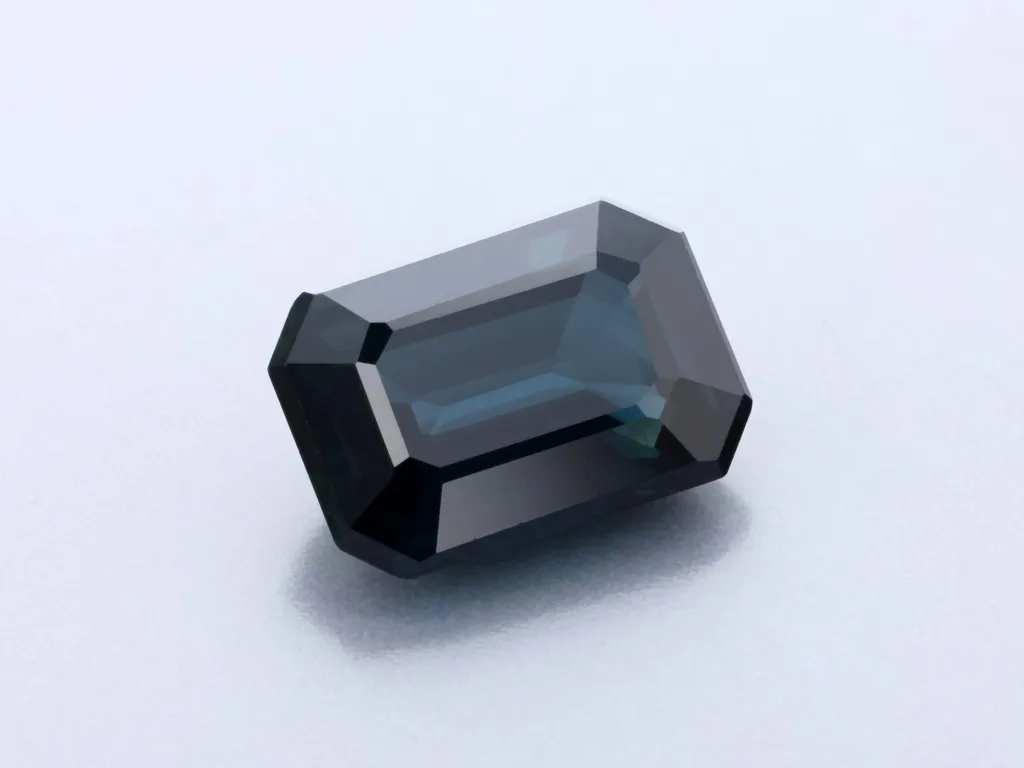 1.14ct Blue Sapphire, Emerald Cut gemstone