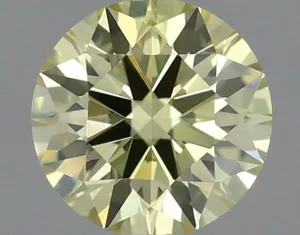 0.33ct ROUND Fancy Yellow VVS2 Coloured Lab diamond