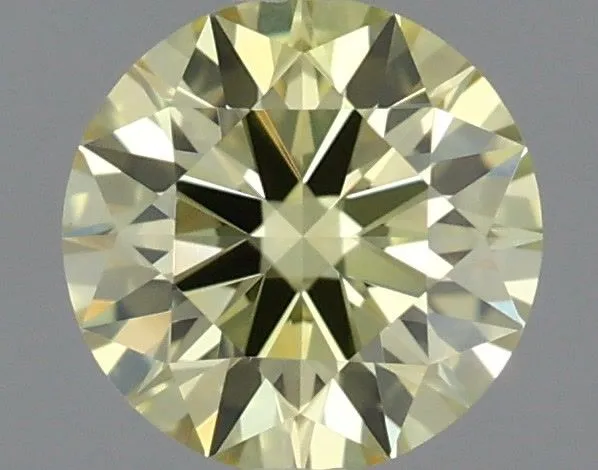 0.33ct ROUND Fancy Yellow VVS2 Coloured Lab diamond