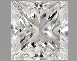 0.61ct PRINCESS F VVS1 Natural diamond
