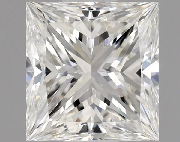 0.61ct PRINCESS F VVS1 Natural diamond
