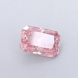 1.02ct RADIANT Fancy Intense Brownish Pink SI1 Coloured Lab diamond