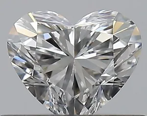 0.42ct HEART F IF Natural diamond