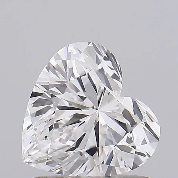 0.96ct HEART F FL Lab diamond