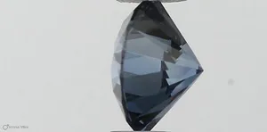 0.36ct ROUND Fancy Vivid Blue SI1 Coloured Lab diamond