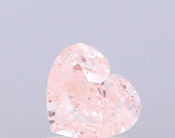 1ct HEART Fancy Intense Pink VVS2 Coloured Lab diamond