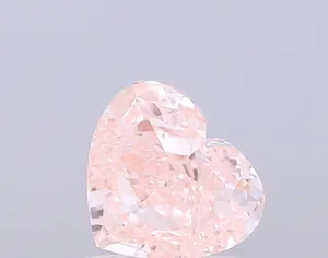 1ct HEART Fancy Intense Pink VVS2 Coloured Lab diamond