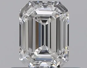 0.46ct EMERALD E VVS2 Natural diamond