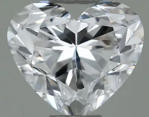 0.44ct HEART D VVS1 Natural diamond