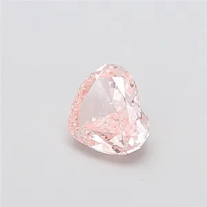 1.22ct HEART Fancy Intense Pink VVS2 Coloured Lab diamond