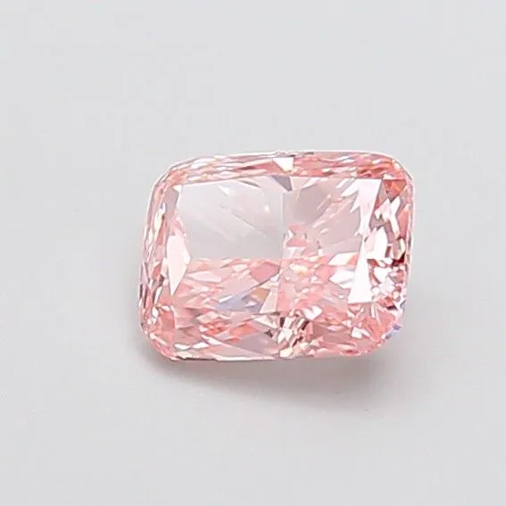 1.01ct CUSHION Fancy Vivid Pink VVS2 Coloured Lab diamond
