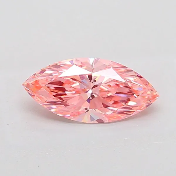 2.04ct MARQUISE Fancy Intense Pink VS1 Coloured Lab diamond