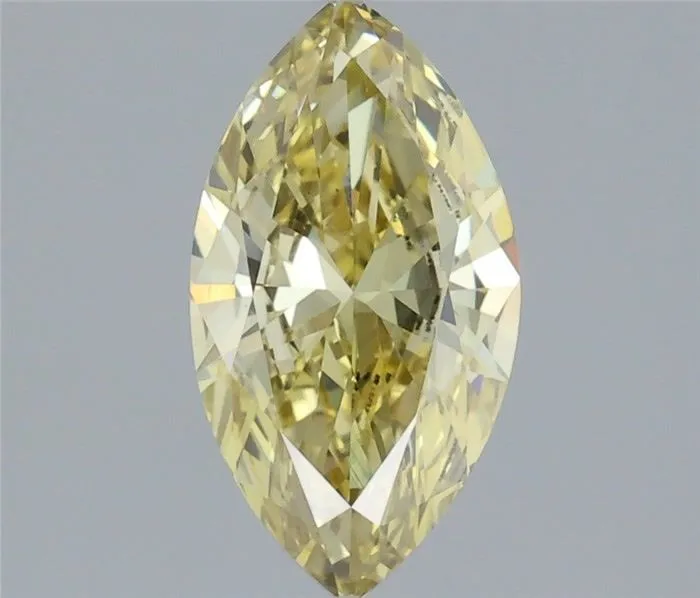 1.21ct MARQUISE Fancy Intense Yellow VS1 Coloured Lab diamond