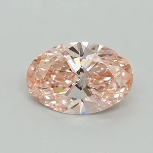 0.5ct OVAL Fancy Intense Pink VS2 Coloured Lab diamond