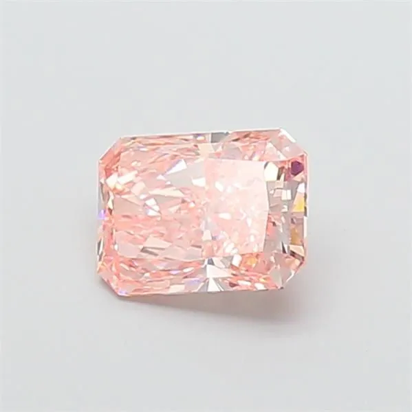 1.14ct RADIANT Fancy Vivid Pink VS1 Coloured Lab diamond