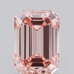 1ct EMERALD Fancy Intense Pink VS1 Coloured Lab diamond