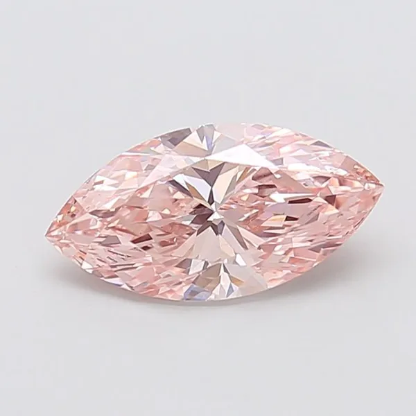 2ct MARQUISE Fancy Intense Pink VS1 Coloured Lab diamond