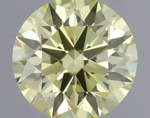 0.33ct ROUND Fancy Yellow VVS2 Coloured Lab diamond
