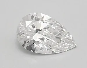 0.89ct PEAR D VVS2 Lab diamond