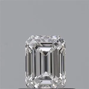 0.44ct EMERALD D VVS1 Natural diamond
