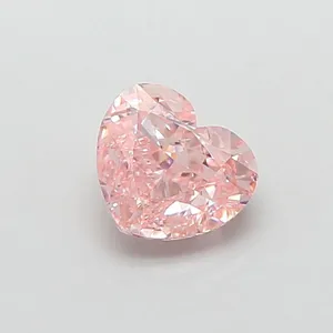 1.05ct HEART Fancy Intense Pink VVS2 Coloured Lab diamond