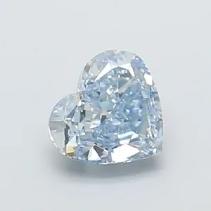 1.11ct HEART Fancy Blue VS1 Coloured Lab diamond