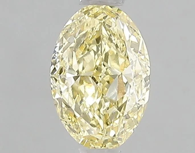 1.01ct OVAL Fancy Yellow VS1 Coloured Lab diamond