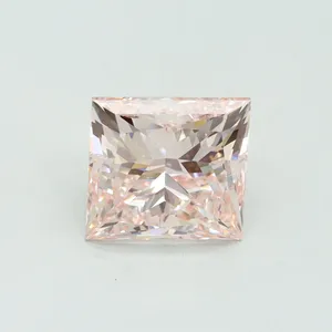 4.5ct PRINCESS Fancy Intense Pink VS1 Coloured Lab diamond