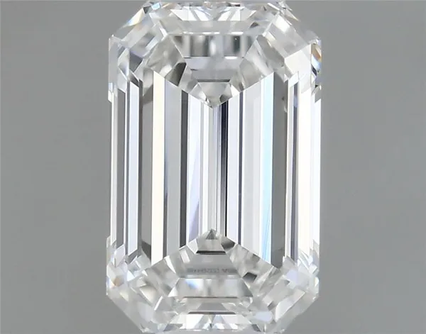 0.46ct EMERALD F VVS1 Natural diamond