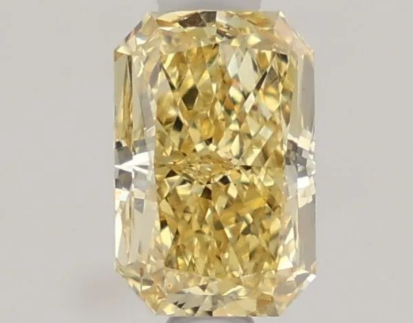 1.03ct RADIANT Fancy Intense Yellow VS1 Coloured Lab diamond