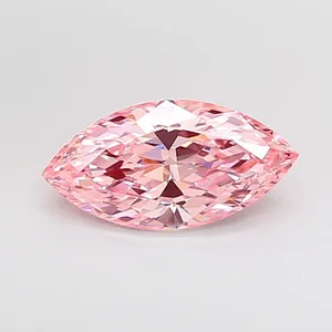 2.02ct MARQUISE Fancy Vivid Pink VS2 Coloured Lab diamond