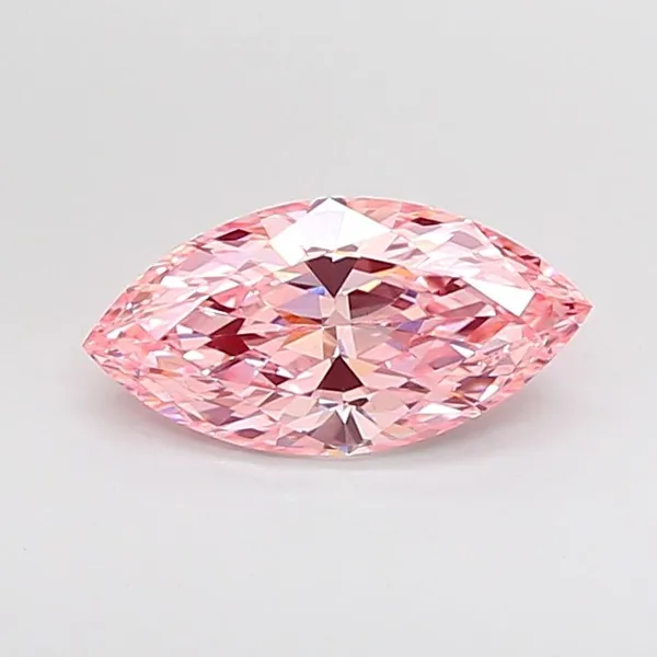 2.02ct MARQUISE Fancy Vivid Pink VS2 Coloured Lab diamond