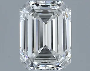 0.34ct EMERALD F VVS2 Natural diamond