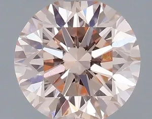 0.3ct ROUND Fancy Intense Pink VS2 Coloured Lab diamond