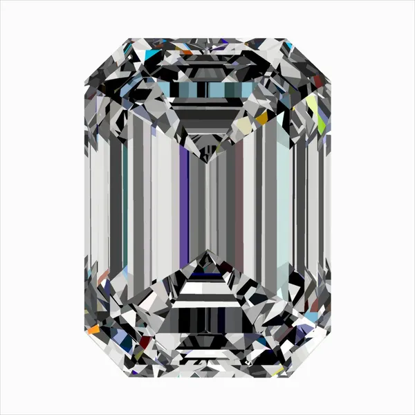 0.39ct EMERALD F VVS1 Natural diamond