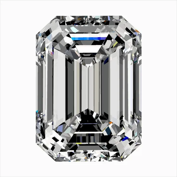0.5ct EMERALD D VS1 Natural diamond