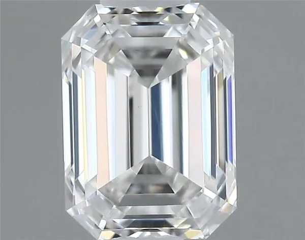 0.4ct EMERALD F VVS2 Natural diamond