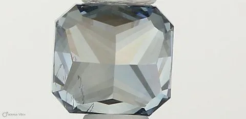 0.38ct RADIANT Fancy Vivid Blue SI1 Coloured Lab diamond