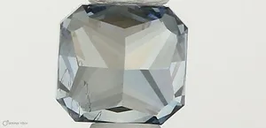 0.38ct RADIANT Fancy Vivid Blue SI1 Coloured Lab diamond