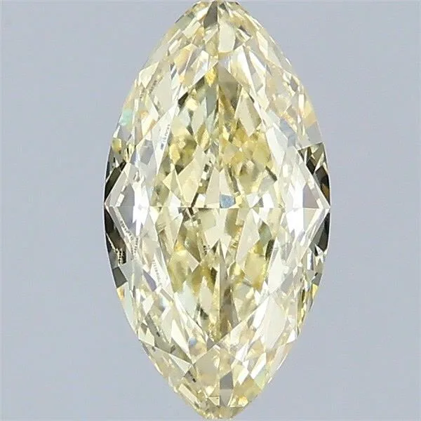 1.04ct MARQUISE Fancy Yellow VS1 Coloured Lab diamond